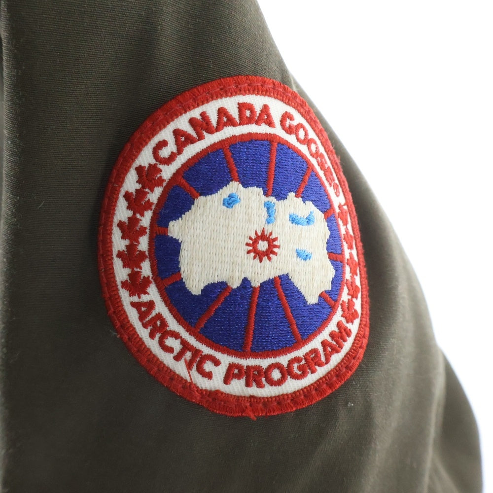 CANADA GOOSE(カナダグース) BRONTE PARKA ブロンテパーカ コヨーテファー フーディダウンジャケット レディース カーキ 2600JL R