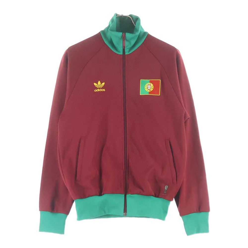 adidas(アディダス) ポルトガル ジップアップトラックジャケット ジャージ レッド 739857