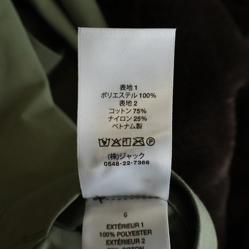 STUSSY(ステューシー) 25AW REVERSIBLE HOODED JACKET リバーシブル フェイクファー フーデッドジャケット カーキ/ブラウン 115919