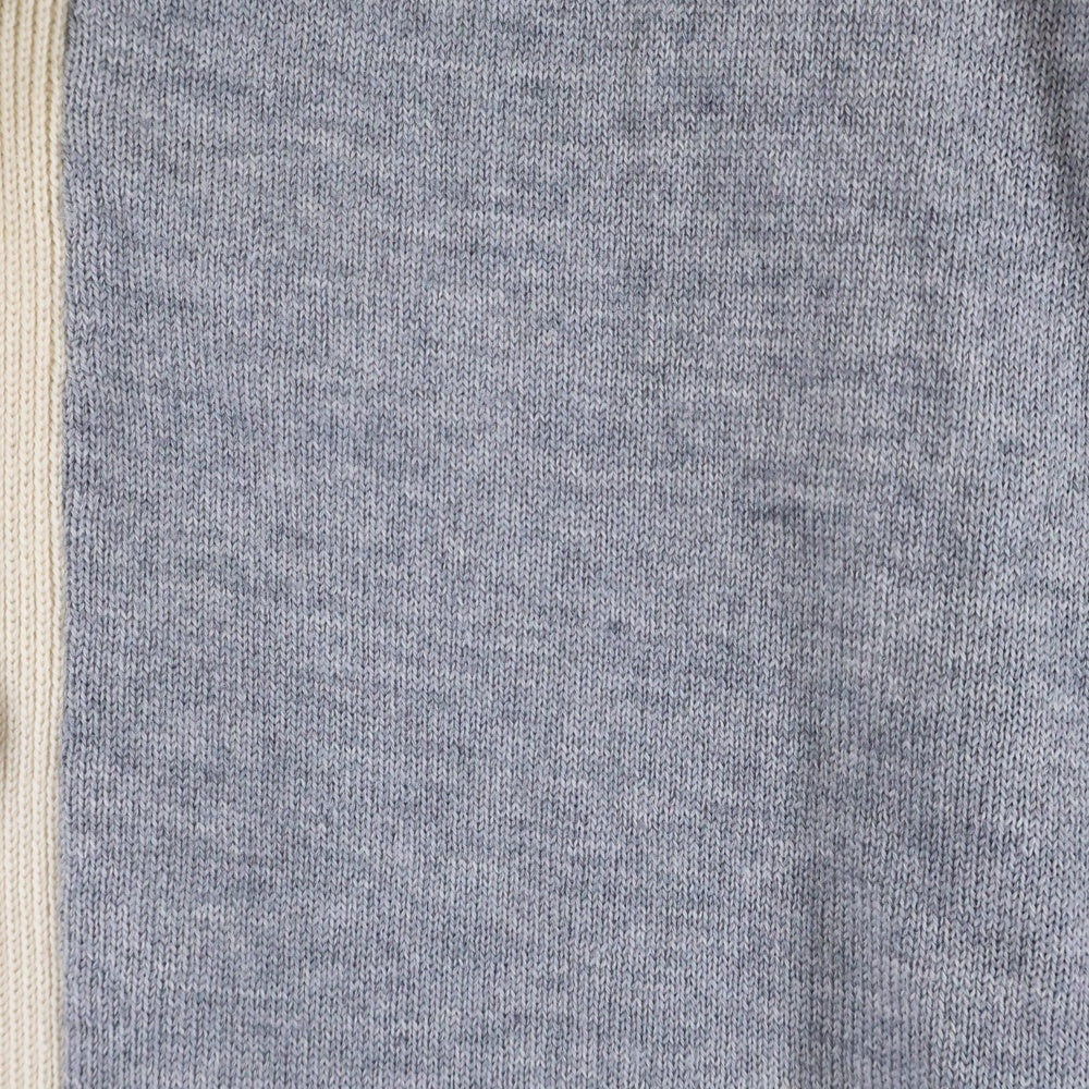 MAISON KITSUNE(メゾンキツネ) フォックスパッチ ウールニットカーディガン グレー HU00542KT1036