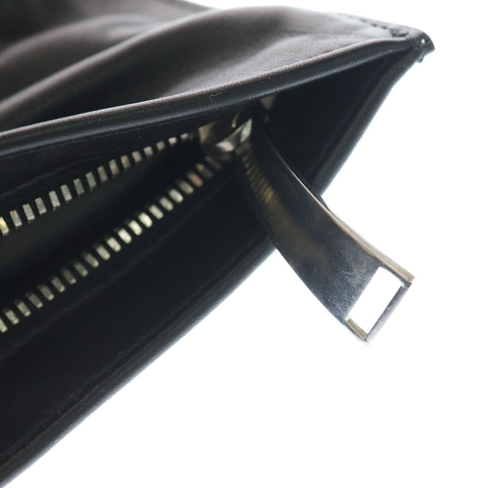 BOTTEGA VENETA(ボッテガヴェネタ) ロゴ刻印 ツイストレザーハンドバッグ ブラック 607964