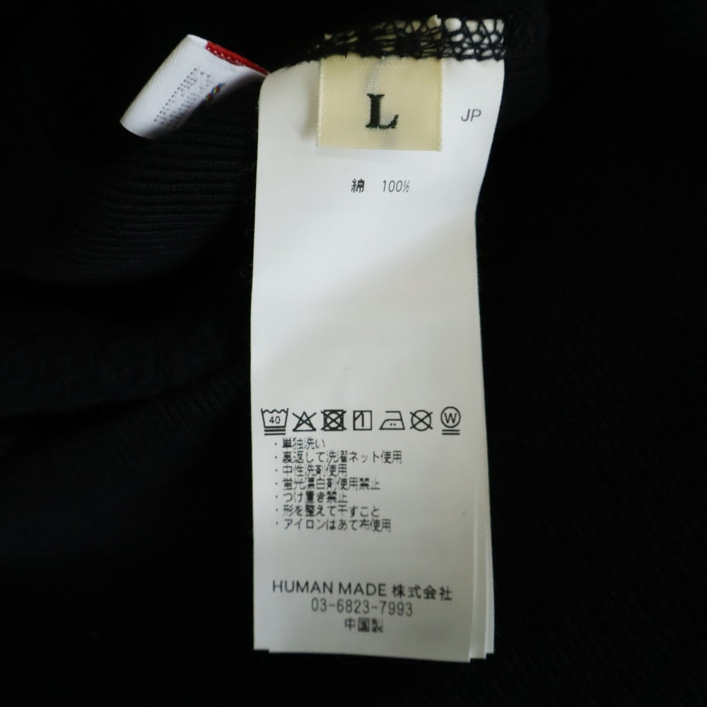 HUMAN MADE(ヒューマンメイド) 25AW STORES EXCLUSIVE ANIMAL HOODIE SHINSAIBASHI PARCO 心斎橋限定 アニマルプリント プルオーバースウェットパーカー フーディー ブラック HM30CS066