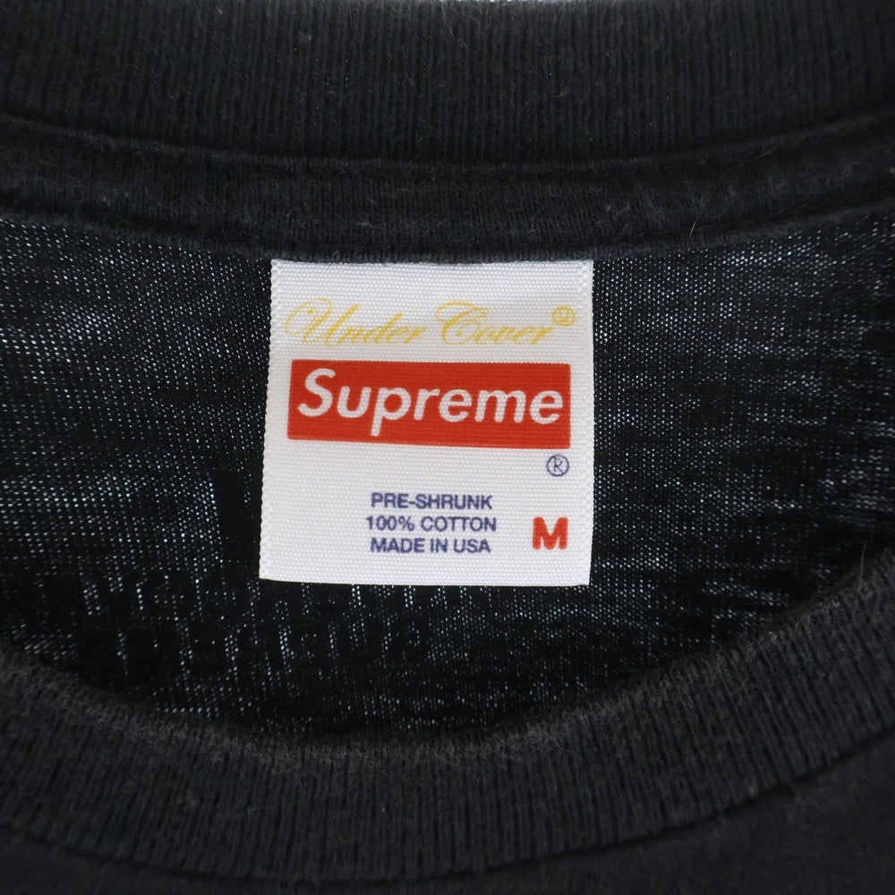 SUPREME(シュプリーム) 18SS ×UNDERCOVER Public Enemy Tee アンダーカバー パブリック エネミー クルーネック半袖Tシャツ カットソー ブラック