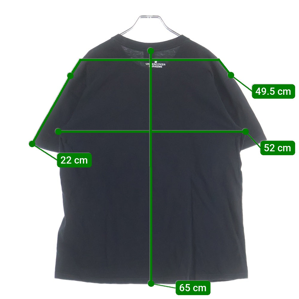 SUPREME(シュプリーム) 18SS ×UNDERCOVER Public Enemy Tee アンダーカバー パブリック エネミー クルーネック半袖Tシャツ カットソー ブラック