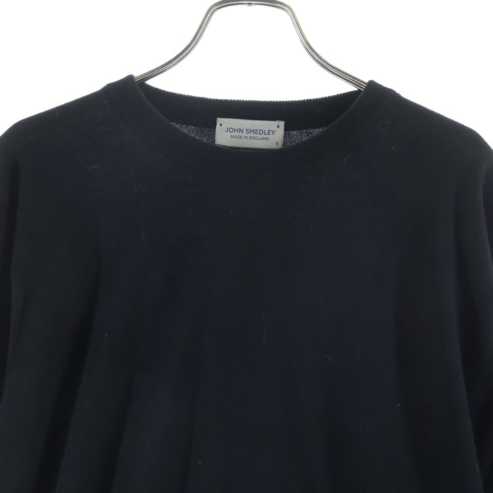 JOHN SMEDLEY(ジョンスメドレー) ×MASTERMIND マスターマインド クルーネックニットセーター ブラック