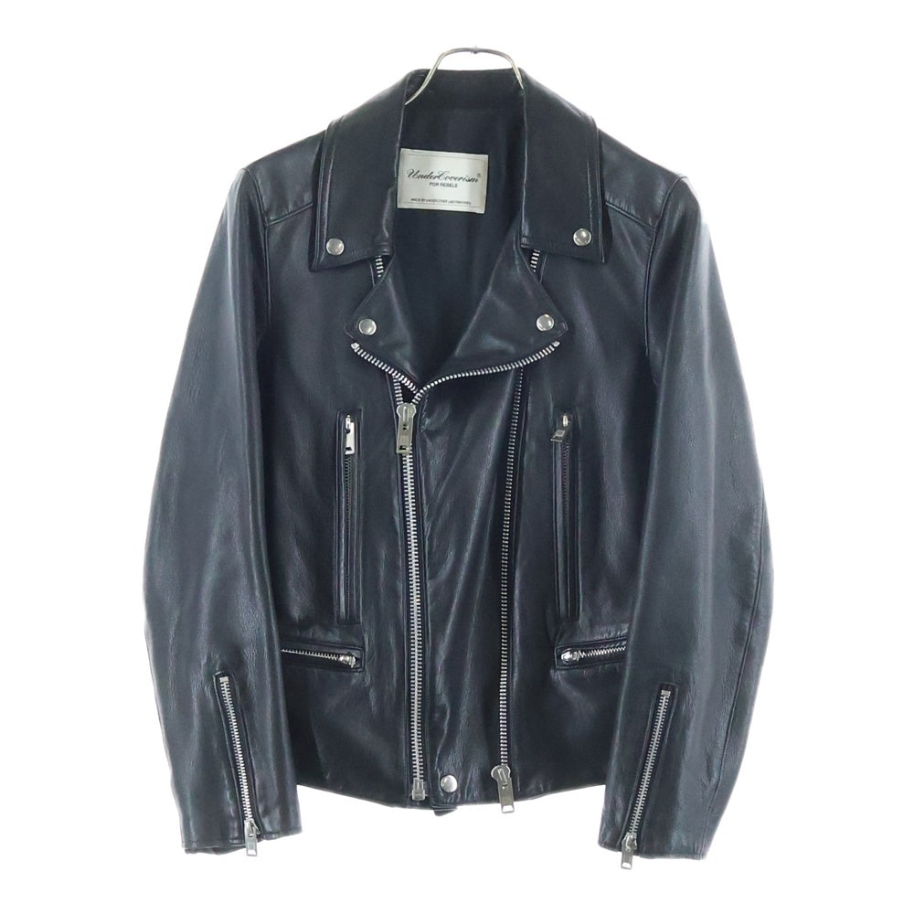 UNDERCOVERISM(アンダーカバイズム) 14SS カウスキン ダブルライダース レザージャケット ブラック M9202