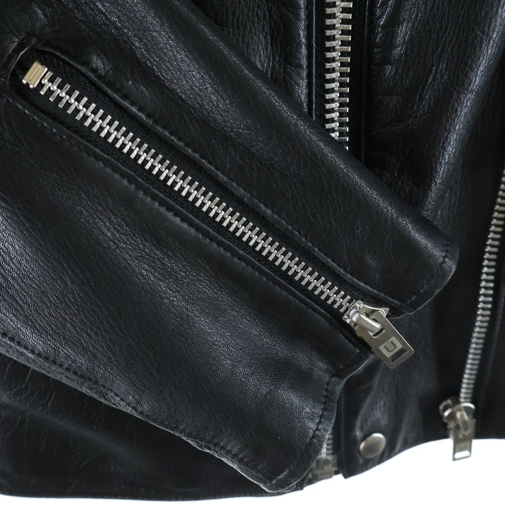 UNDERCOVERISM(アンダーカバイズム) 14SS カウスキン ダブルライダース レザージャケット ブラック M9202