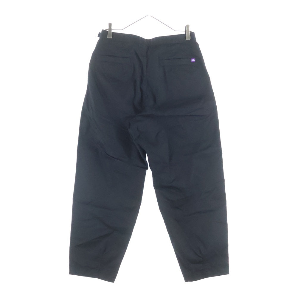 THE NORTH FACE PURPLE LABEL(ノースフェイスパープルレーベル) COOLMAX CHINO WIDE TAPERED クール マックス チノワイドテーパードパンツ ブラック N24FC011