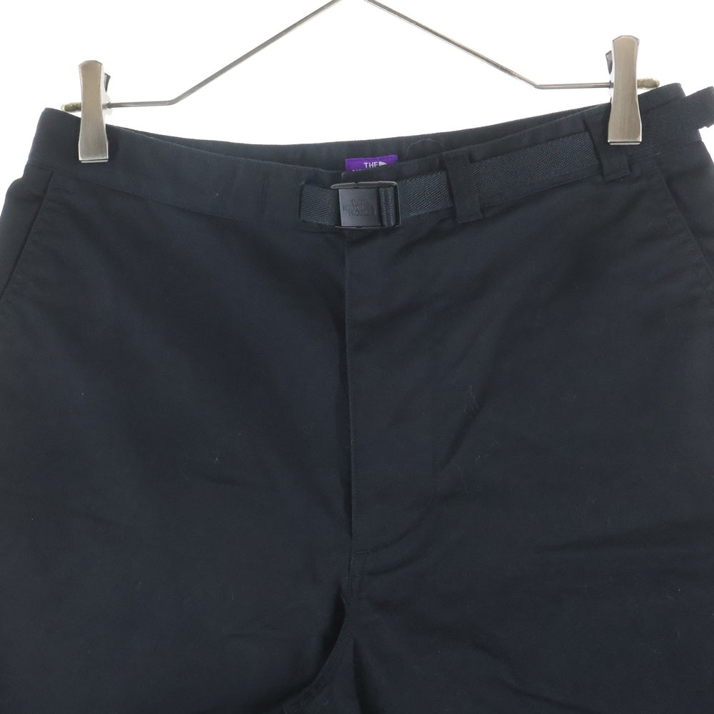 THE NORTH FACE PURPLE LABEL(ノースフェイスパープルレーベル) COOLMAX CHINO WIDE TAPERED クール マックス チノワイドテーパードパンツ ブラック N24FC011
