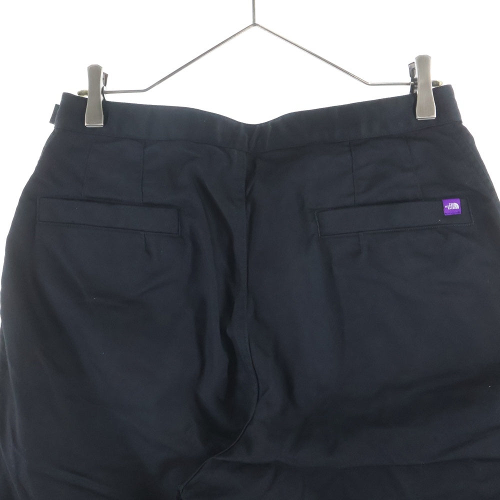 THE NORTH FACE PURPLE LABEL(ノースフェイスパープルレーベル) COOLMAX CHINO WIDE TAPERED クール マックス チノワイドテーパードパンツ ブラック N24FC011