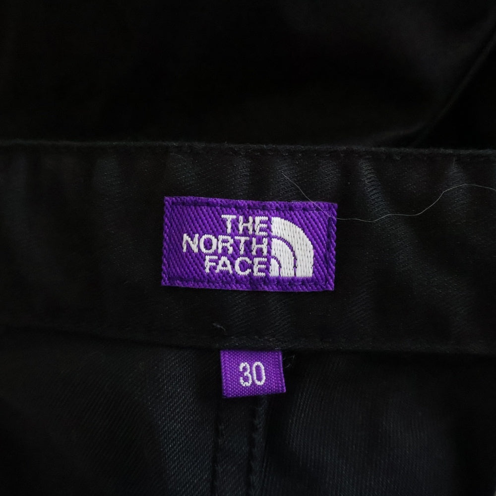 THE NORTH FACE PURPLE LABEL(ノースフェイスパープルレーベル) COOLMAX CHINO WIDE TAPERED クール マックス チノワイドテーパードパンツ ブラック N24FC011