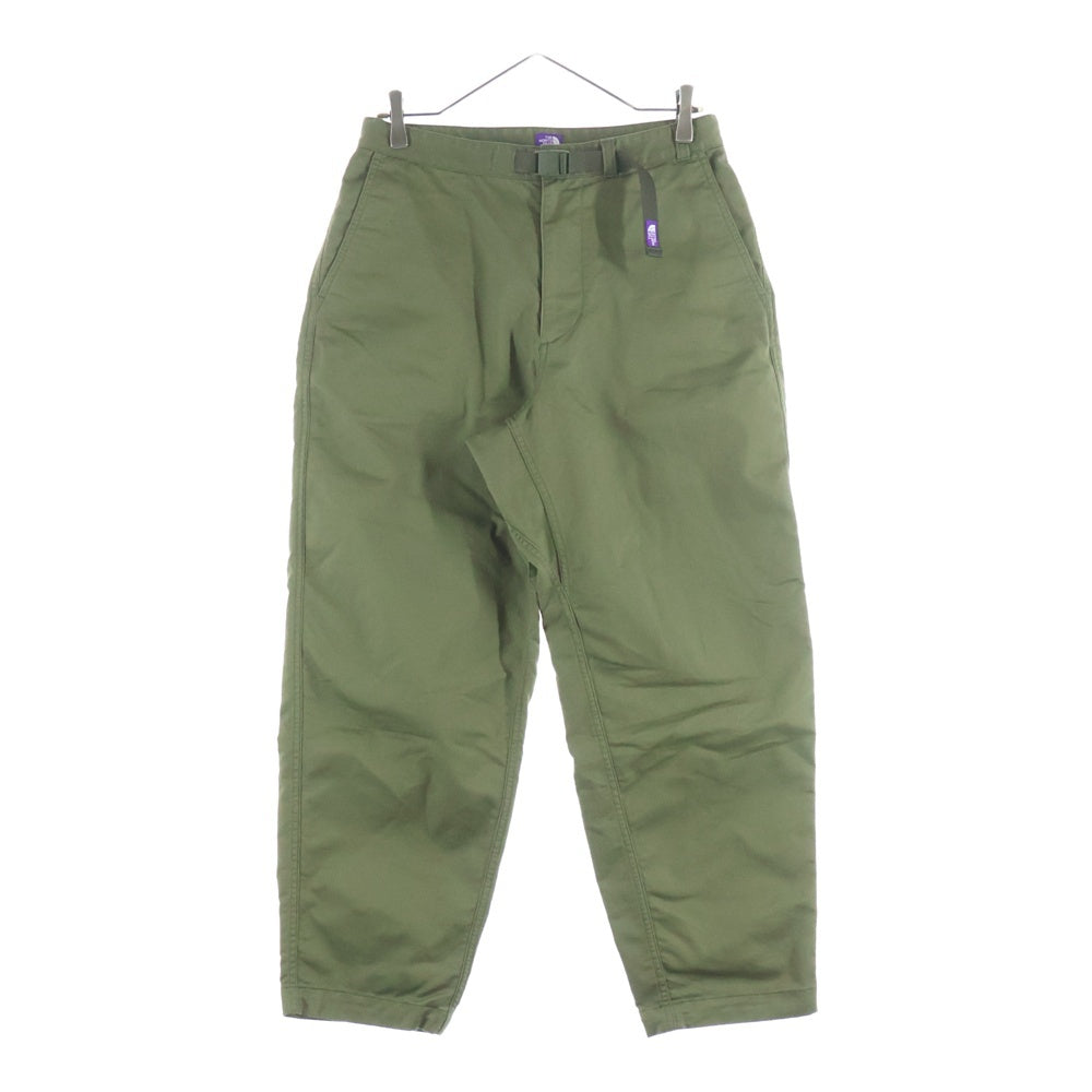 THE NORTH FACE PURPLE LABEL(ノースフェイスパープルレーベル) COOLMAX CHINO WIDE TAPERED クール マックス チノワイドテーパードパンツ カーキ N24FC011