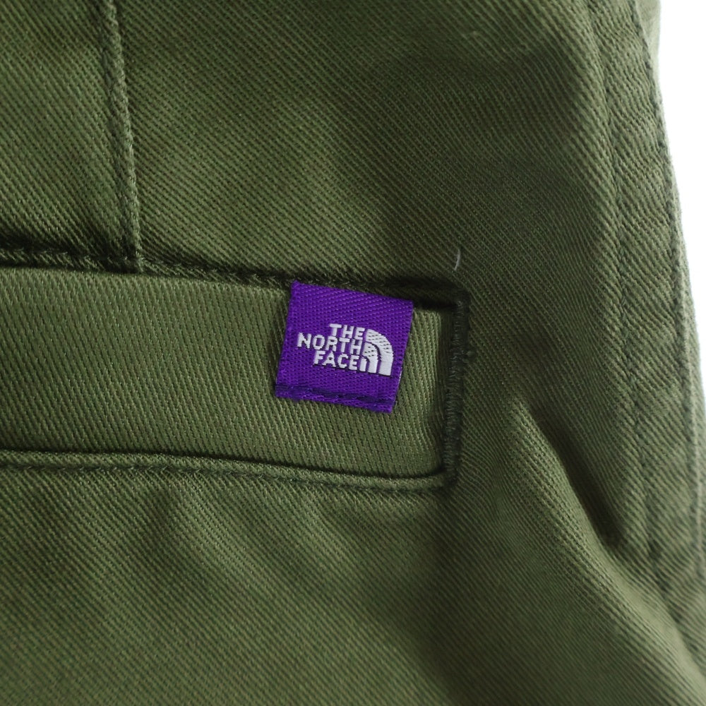 THE NORTH FACE PURPLE LABEL(ノースフェイスパープルレーベル) COOLMAX CHINO WIDE TAPERED クール マックス チノワイドテーパードパンツ カーキ N24FC011