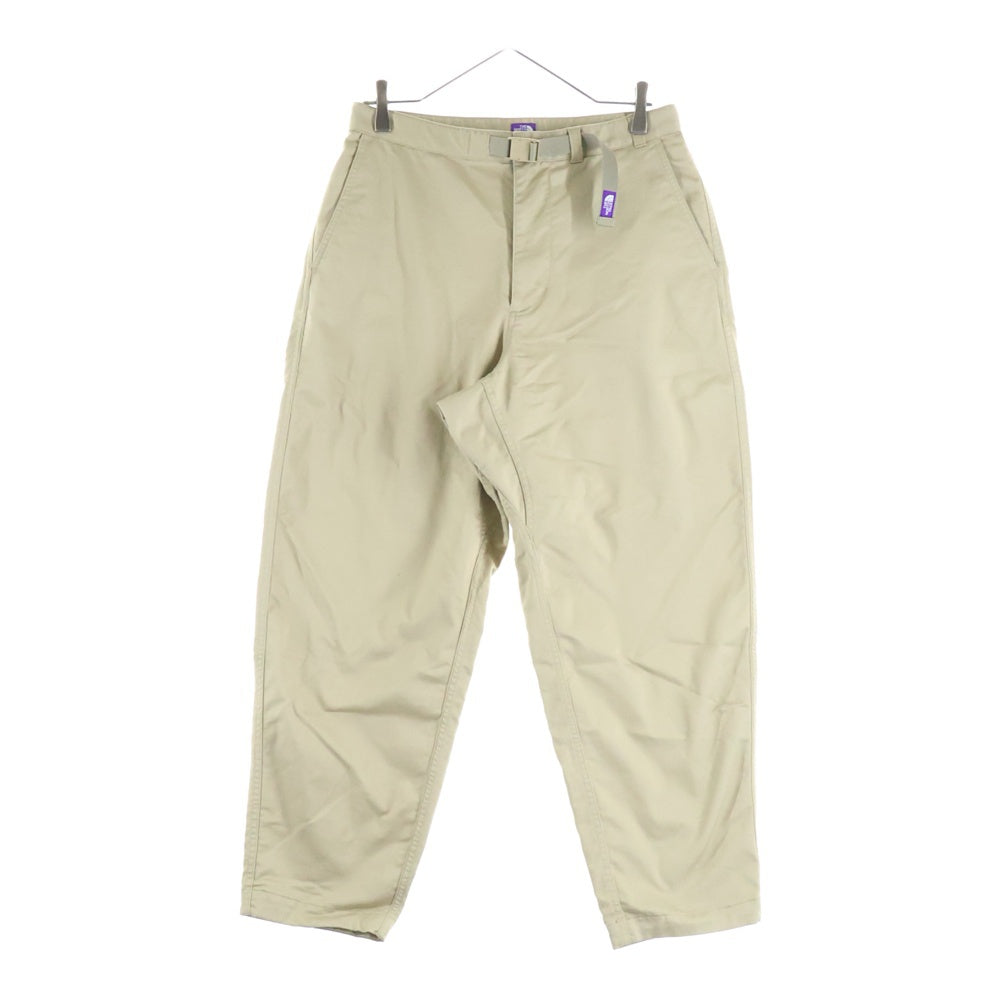 THE NORTH FACE PURPLE LABEL(ノースフェイスパープルレーベル) COOLMAX CHINO WIDE TAPERED クール マックス チノワイドテーパードパンツ ベージュ N24FC011
