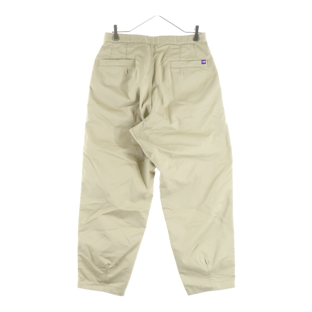 THE NORTH FACE PURPLE LABEL(ノースフェイスパープルレーベル) COOLMAX CHINO WIDE TAPERED クール マックス チノワイドテーパードパンツ ベージュ N24FC011