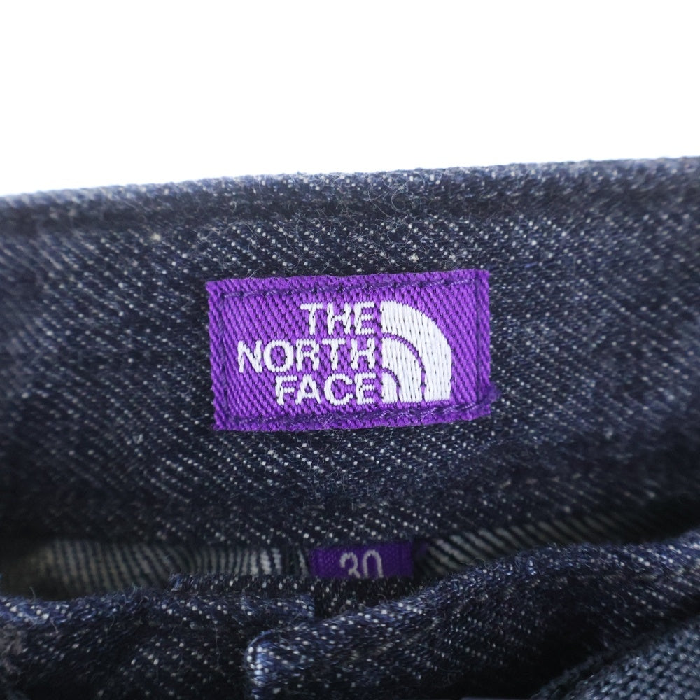 THE NORTH FACE PURPLE LABEL(ノースフェイスパープルレーベル) DENIM WIDE TAPERED FIELD PANTS デニム ワイド テーパード フィールド パンツ インディゴ N24FC080