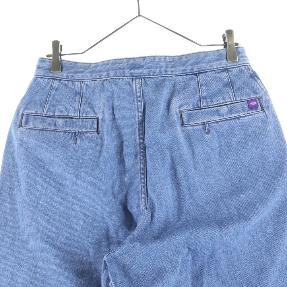 THE NORTH FACE PURPLE LABEL(ノースフェイスパープルレーベル) DENIM WIDE TAPERED FIELD PANTS デニム ワイド テーパード フィールド パンツ インディゴ N24FC080