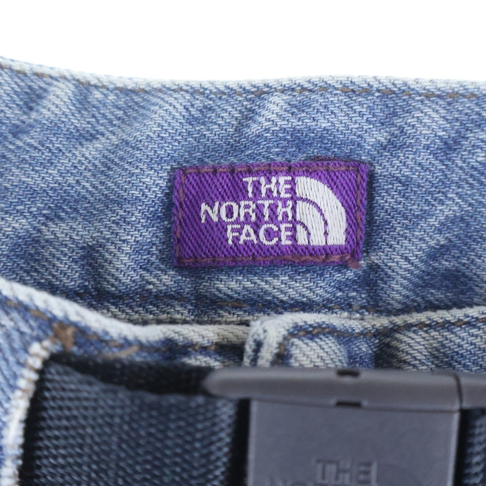 THE NORTH FACE PURPLE LABEL(ノースフェイスパープルレーベル) DENIM WIDE TAPERED FIELD PANTS デニム ワイド テーパード フィールド パンツ インディゴ N24FC080