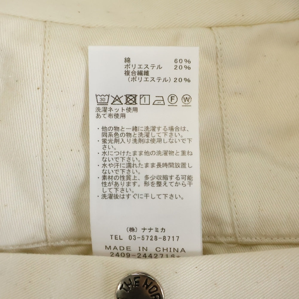 THE NORTH FACE PURPLE LABEL(ノースフェイスパープルレーベル) COOLMAX CHINO WIDE CROPPED PANTS クールマックス チノ ワイド クロップド パンツ ホワイト N25SC137