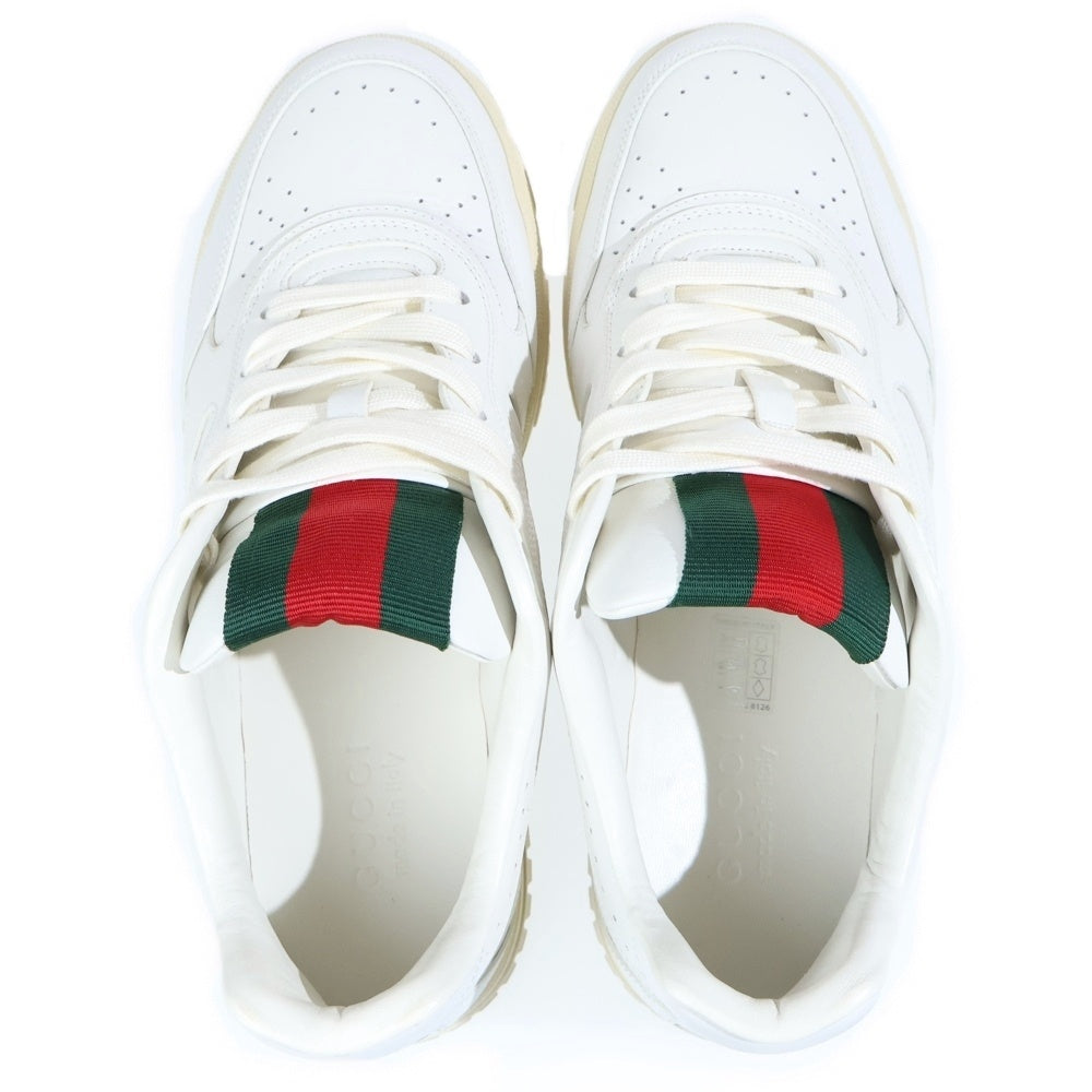 GUCCI(グッチ) Re-Web Sneaker リウェブ ローカットスニーカー ホワイト 786186