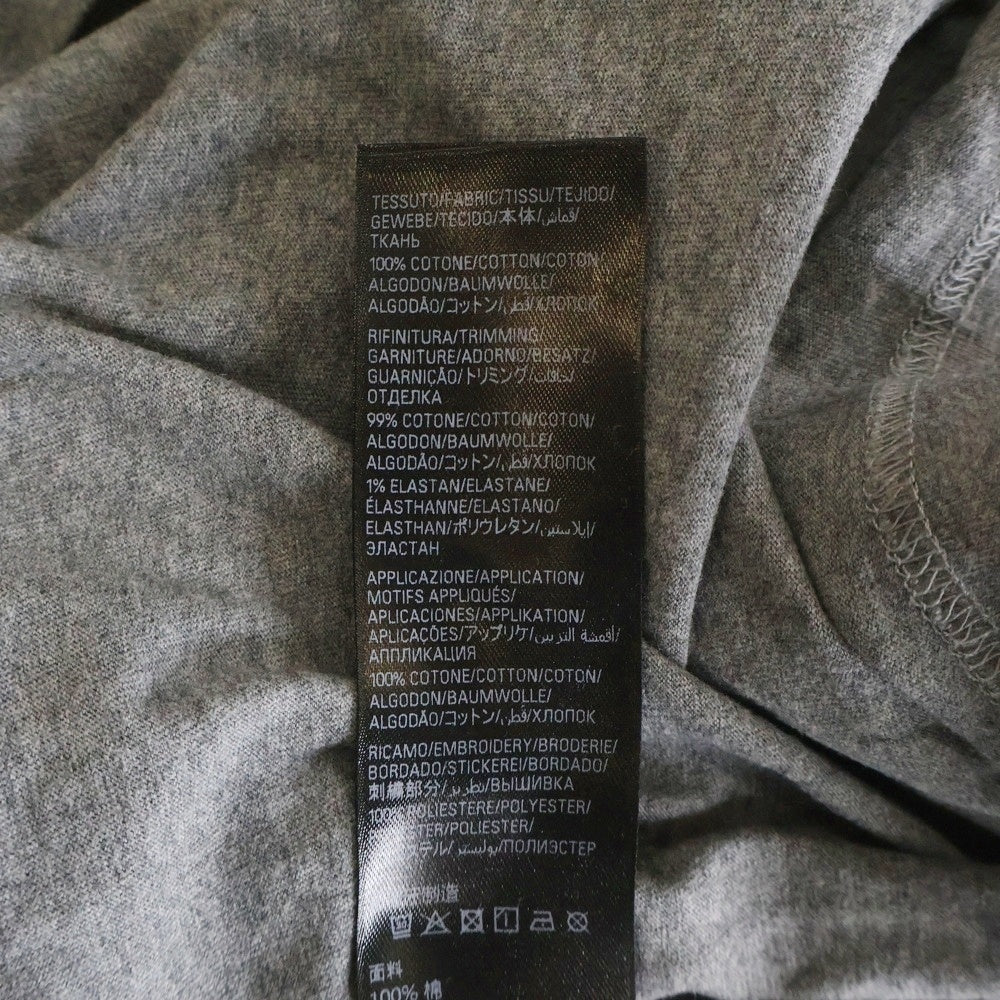 BALENCIAGA(バレンシアガ) Luxury Oversized Tee ロゴ刺繍 オーバーサイズド 半袖Tシャツ グレー 850345 TTVB6