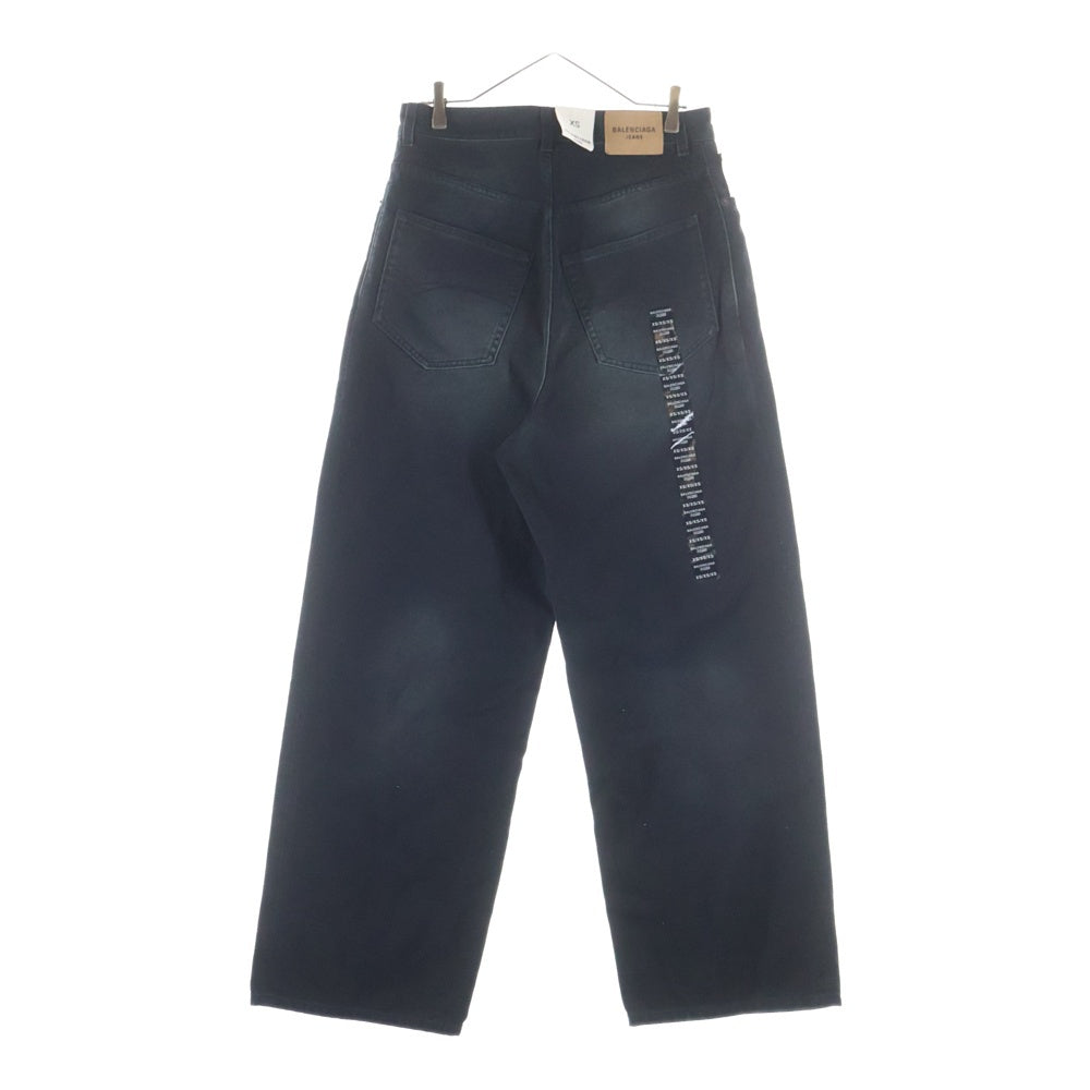 BALENCIAGA(バレンシアガ) TICKER BAGGY LARGE BAGGY FIT バギーデニムパンツ ブラック 767977