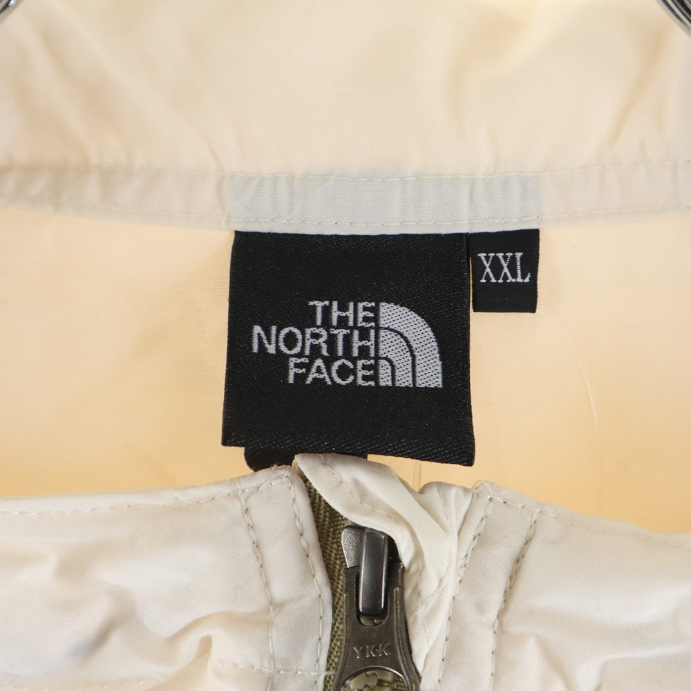 THE NORTH FACE(ザノースフェイス) COMPACT ANORAK コンパクト アノラックパーカー フーデッドナイロンジャケット ホワイト/カーキ NP22333