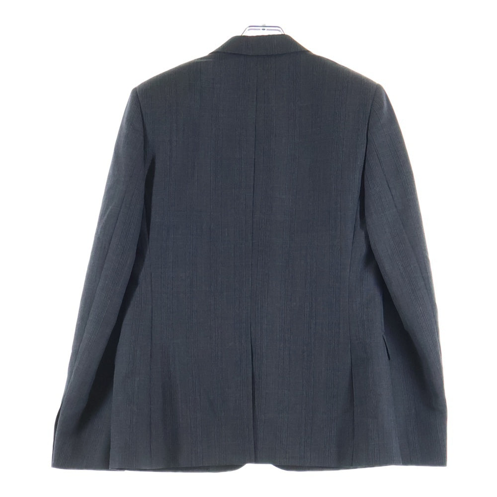 SAINT LAURENT PARIS(サンローランパリ) チェック柄 セットアップスーツ テーラードジャケット スラックスパンツ ダークグレー 343250 Y512H