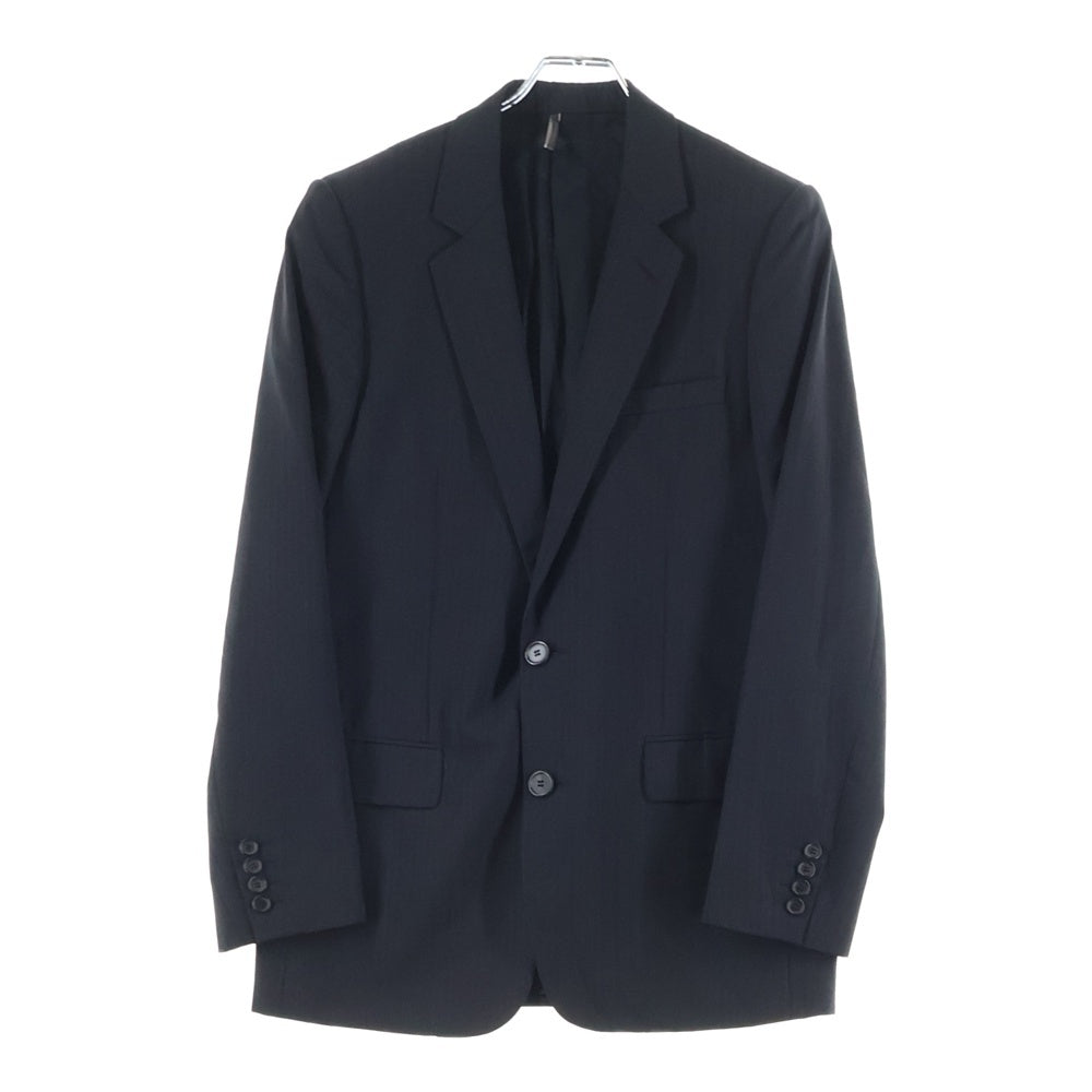 Christian Dior(クリスチャンディオール) 07SS ストライプ ウール混 セットアップスーツ シングルテーラードジャケット スラックスパンツ ブラック 7E3170030011