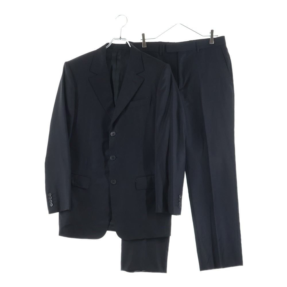 LOUIS VUITTON(ルイヴィトン) ウール セットアップスーツ シングルテーラードジャケット スラックスパンツ ブラック V8209