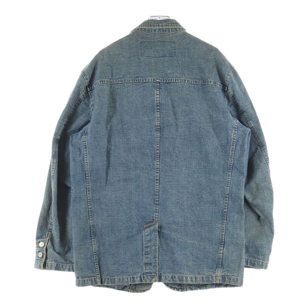 MACKDADDY(マックダディー) 3B デニムシングルテーラードジャケット インディゴ