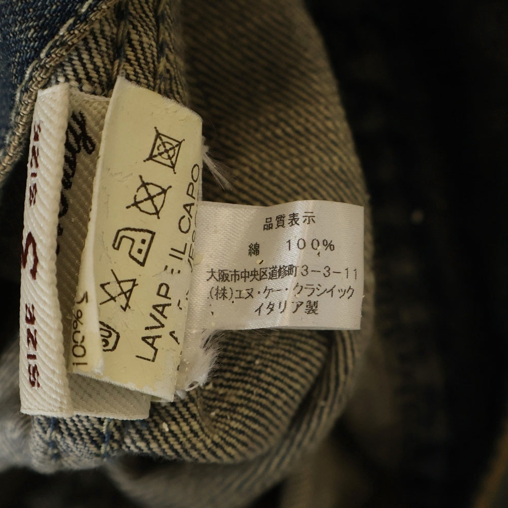 JACOB COHEN(ヤコブ コーエン) コットン フロントロゴエンブロイダリー デニムジャケット インディゴ J860