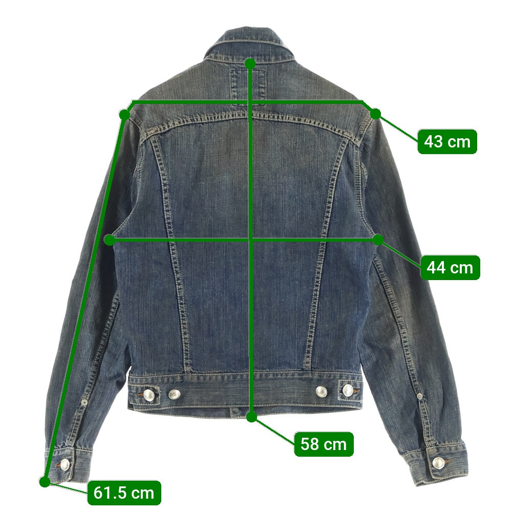 JACOB COHEN(ヤコブ コーエン) コットン フロントロゴエンブロイダリー デニムジャケット インディゴ J860