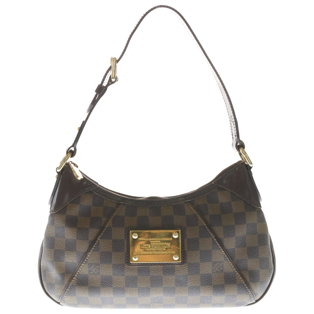 LOUIS VUITTON(ルイヴィトン) ダミエ テムズPM レザー ショルダーバッグ ブラウン N48180 レディース