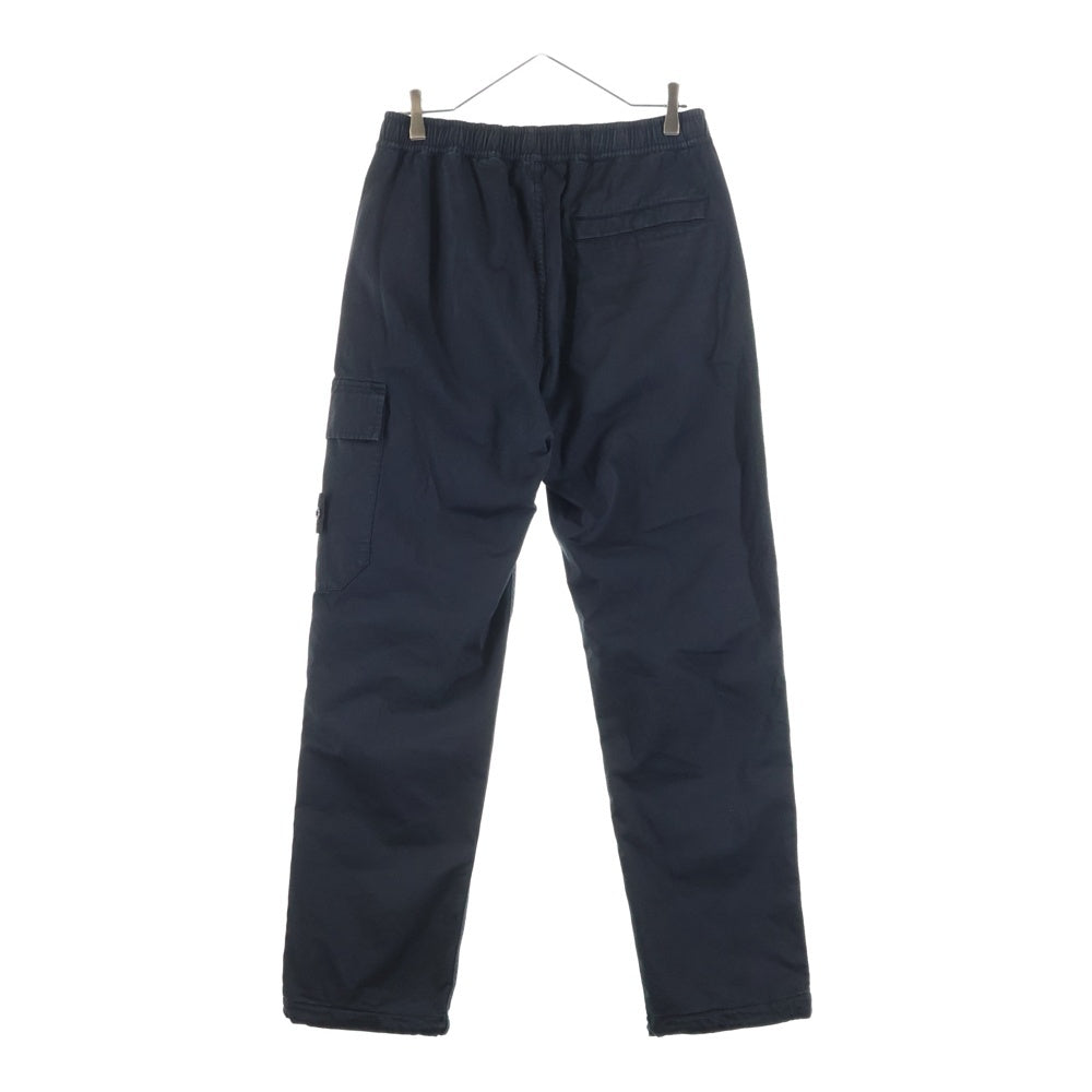 STONE ISLAND(ストーンアイランド) 24AW GHOST PIECE COTTON TWILL STRETCH-TC ゴーストピース テーパードフィット カーゴパンツ ブラック 8115336F6