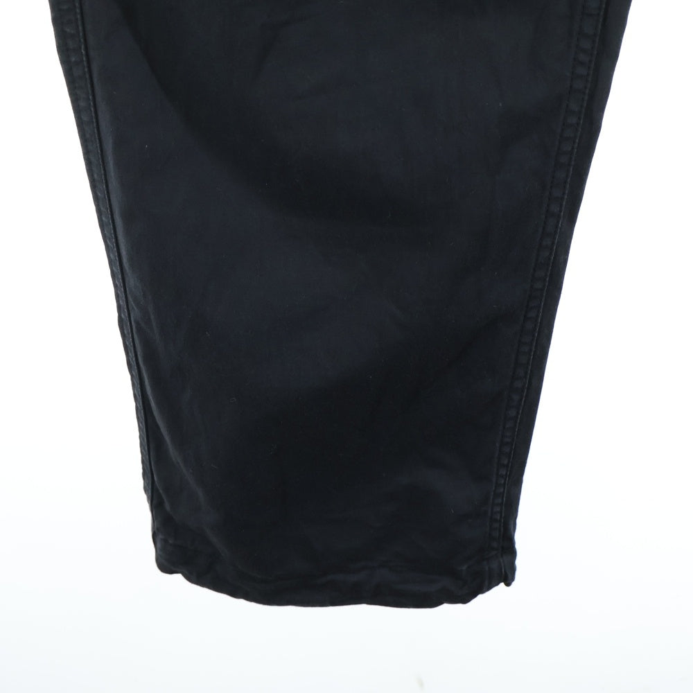 STONE ISLAND(ストーンアイランド) 24AW GHOST PIECE COTTON TWILL STRETCH-TC ゴーストピース テーパードフィット カーゴパンツ ブラック 8115336F6