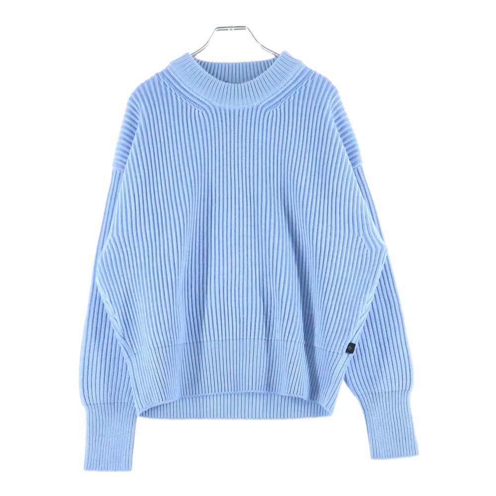 LOUIS VUITTON(ルイヴィトン) 15AW イタリア製 カシミヤブレンド クルーネック ウールニット セーター ブルー RW152B F8KL47OKI