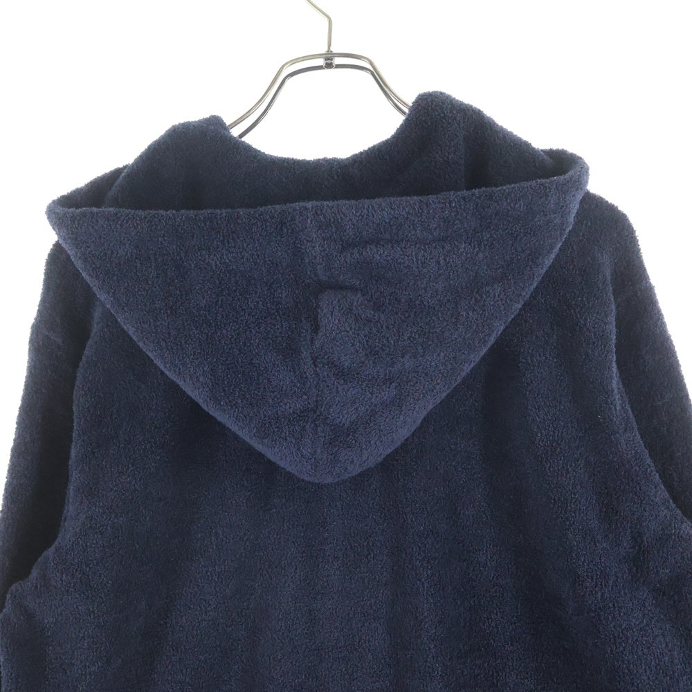 sea green(シーグリーン) 22AW MOCO HOODIE モコ パイル ダブルジップアップパーカー ネイビー MSEA22A9059-K