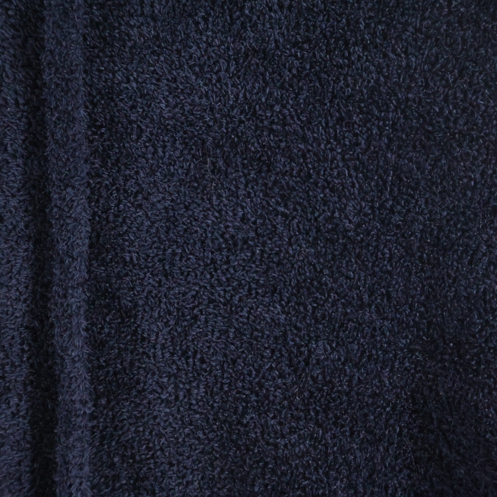 sea green(シーグリーン) 22AW MOCO HOODIE モコ パイル ダブルジップアップパーカー ネイビー MSEA22A9059-K