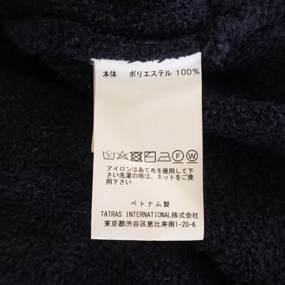 sea green(シーグリーン) 22AW MOCO HOODIE モコ パイル ダブルジップアップパーカー ネイビー MSEA22A9059-K