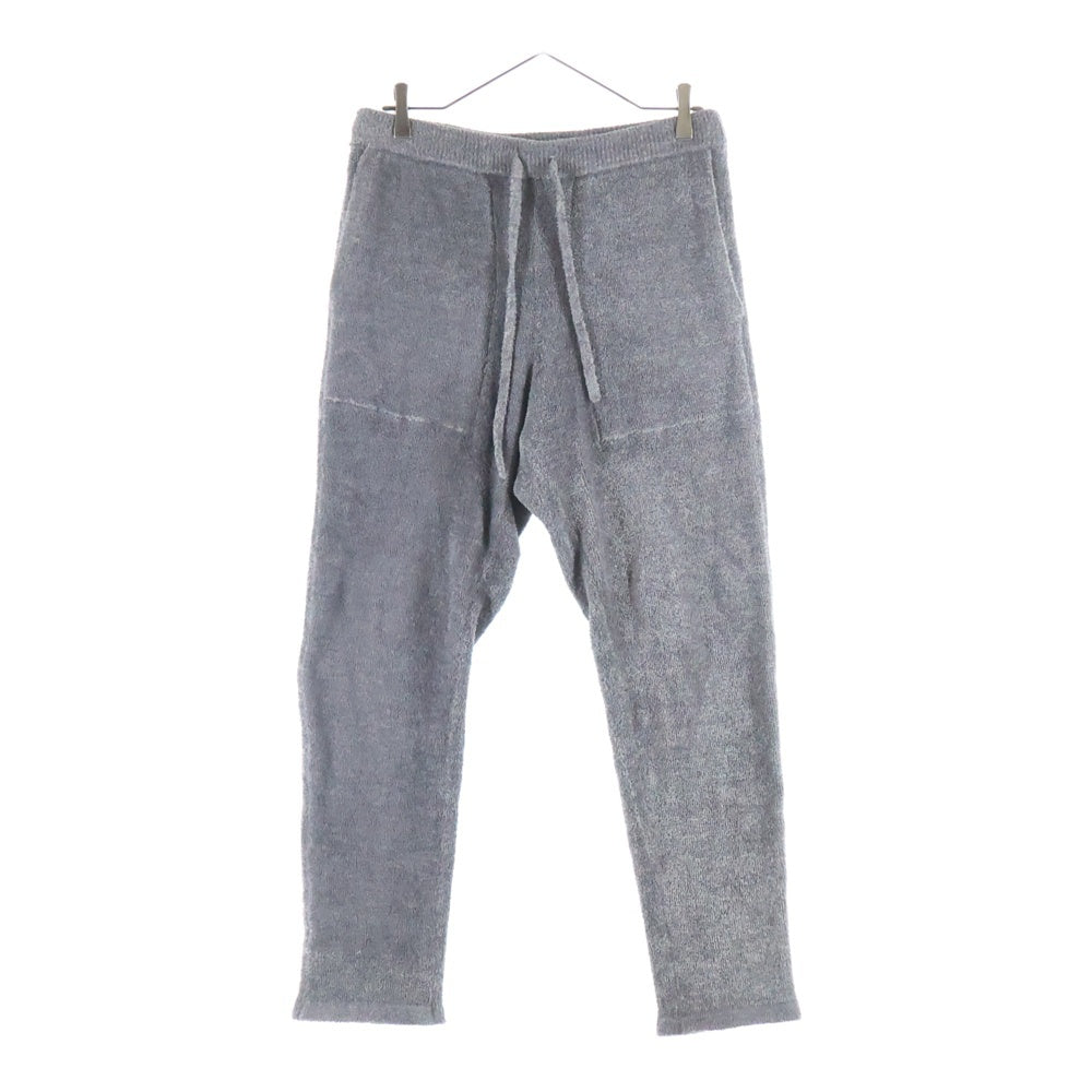 sea green(シーグリーン) 22AW PILE PANTS テーパードフィット パイル イージーパンツ グレー MSBM22A9070-K
