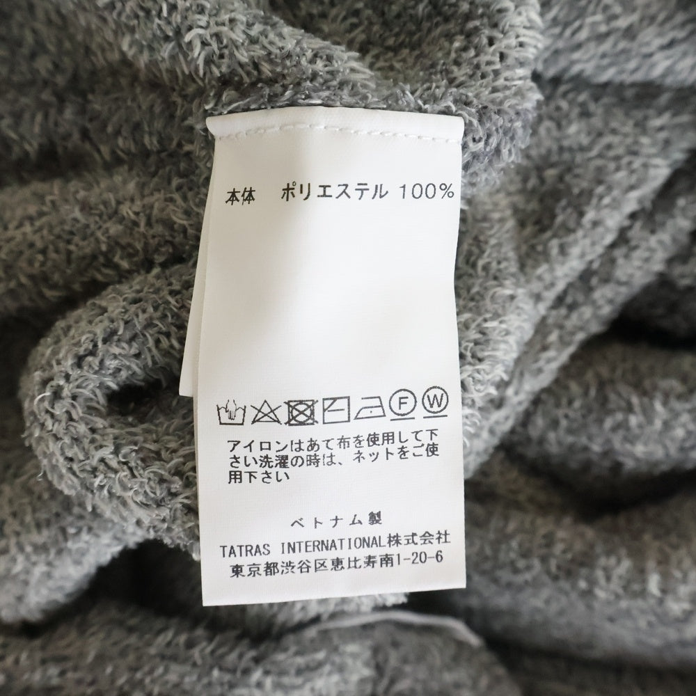 sea green(シーグリーン) 22AW PILE PANTS テーパードフィット パイル イージーパンツ グレー MSBM22A9070-K