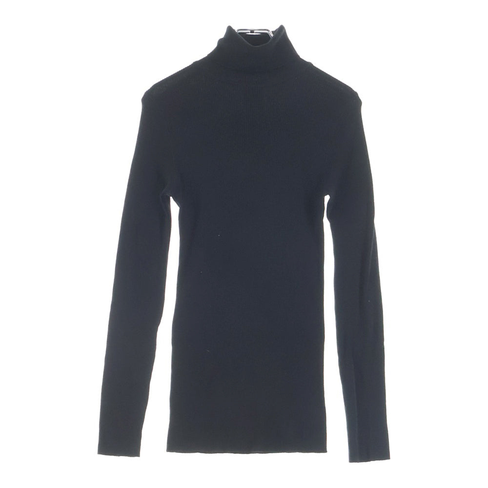 LOUIS VUITTON(ルイヴィトン) 12AW フランス製 ウール タートルネック ニットセーター レディース ブラック RW122W F2KL04OAS