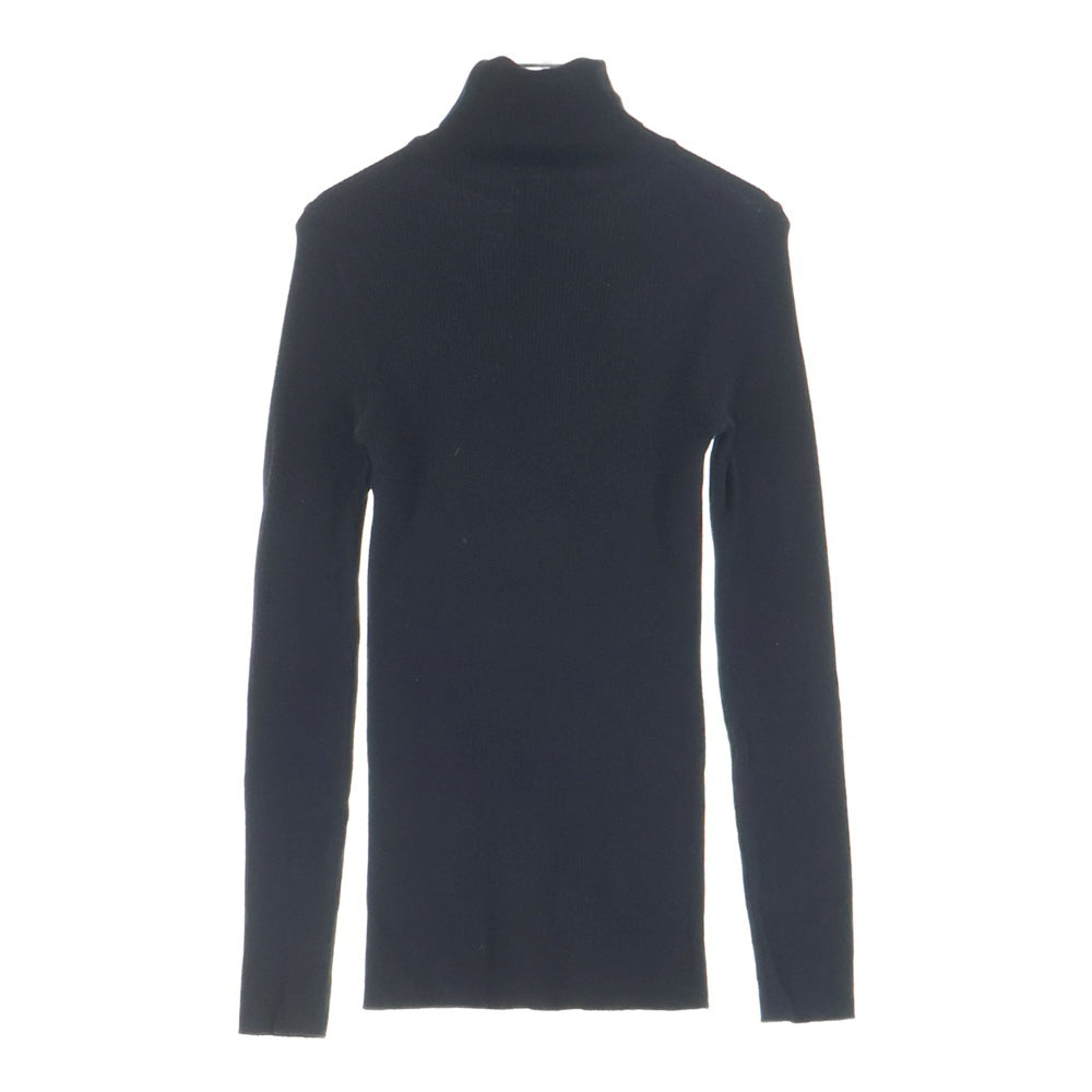 LOUIS VUITTON(ルイヴィトン) 12AW フランス製 ウール タートルネック ニットセーター レディース ブラック RW122W F2KL04OAS