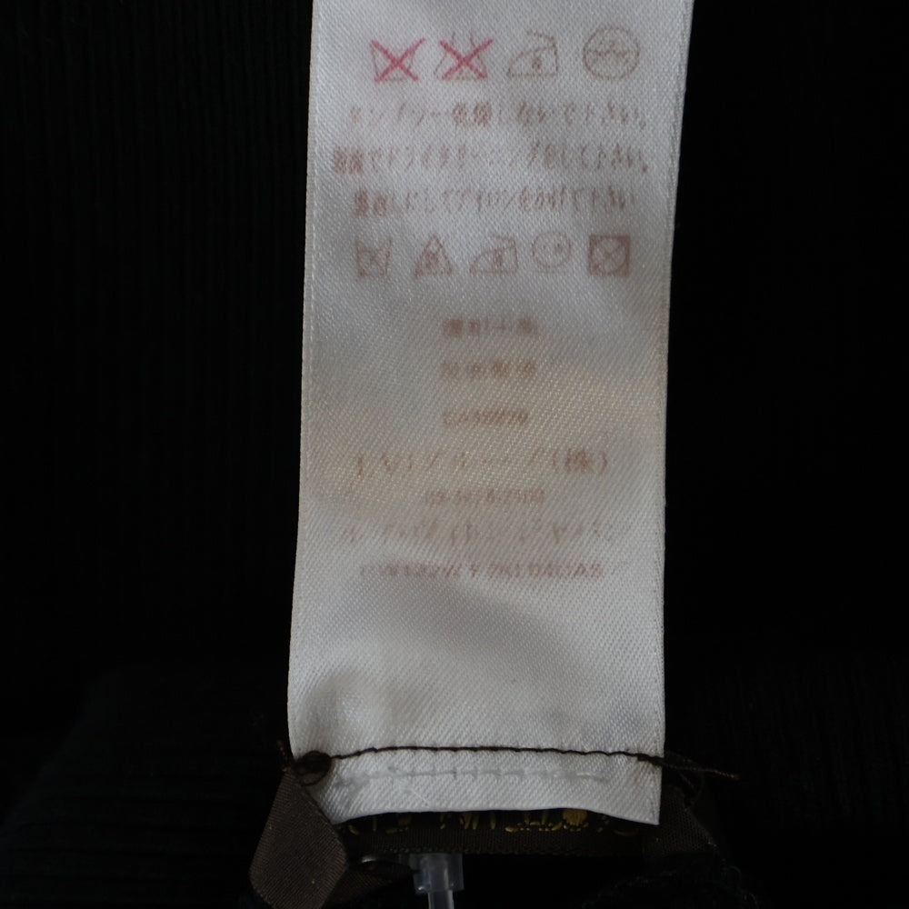 LOUIS VUITTON(ルイヴィトン) 12AW フランス製 ウール タートルネック ニットセーター レディース ブラック RW122W F2KL04OAS