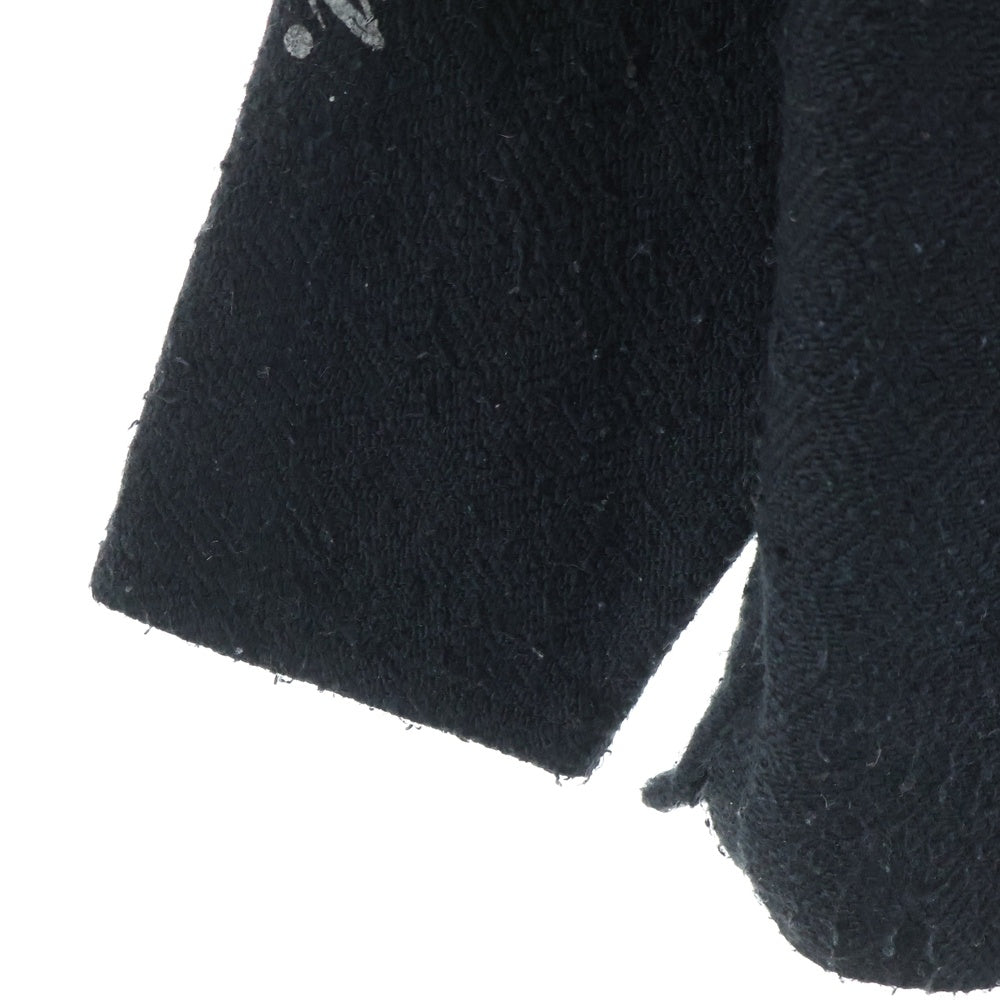 TENDERLOIN(テンダーロイン) ロゴプリント プルオーバーメキシカンパーカー フーディー ブラック