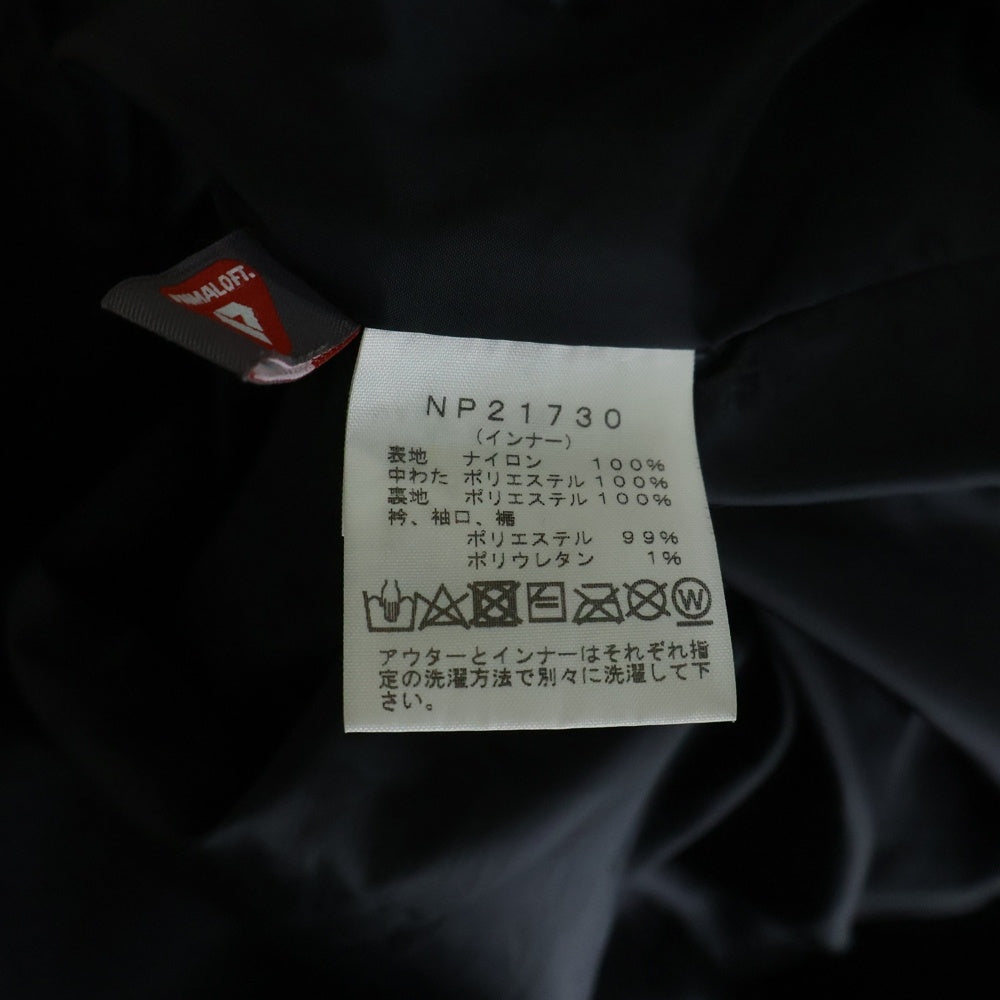 THE NORTH FACE(ザノースフェイス) XXX TRICLIMATE JACKET トリクライメイト ロゴデザイン ジップアップ 中綿ジャケット ブラック NP21730