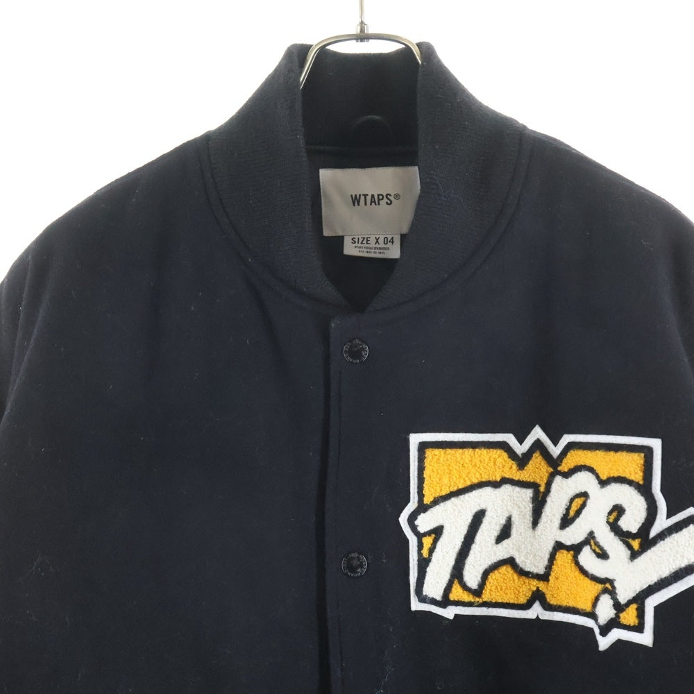 WTAPS(ダブルタップス) 22AW New Year's Limited Varsity Jacket ニューイヤーズリミテッド バーシティージャケット ブラック 222BRDT-JKM01S