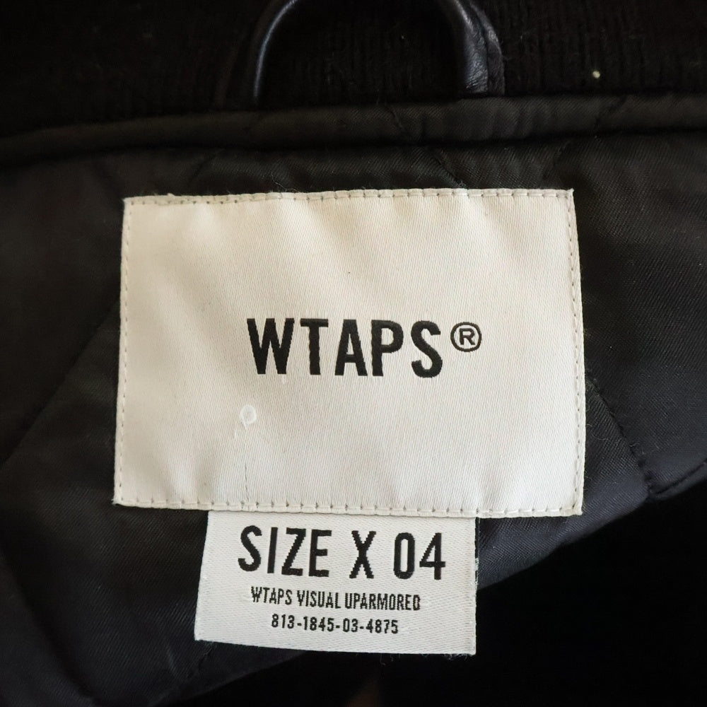 WTAPS(ダブルタップス) 22AW New Year's Limited Varsity Jacket ニューイヤーズリミテッド バーシティージャケット ブラック 222BRDT-JKM01S