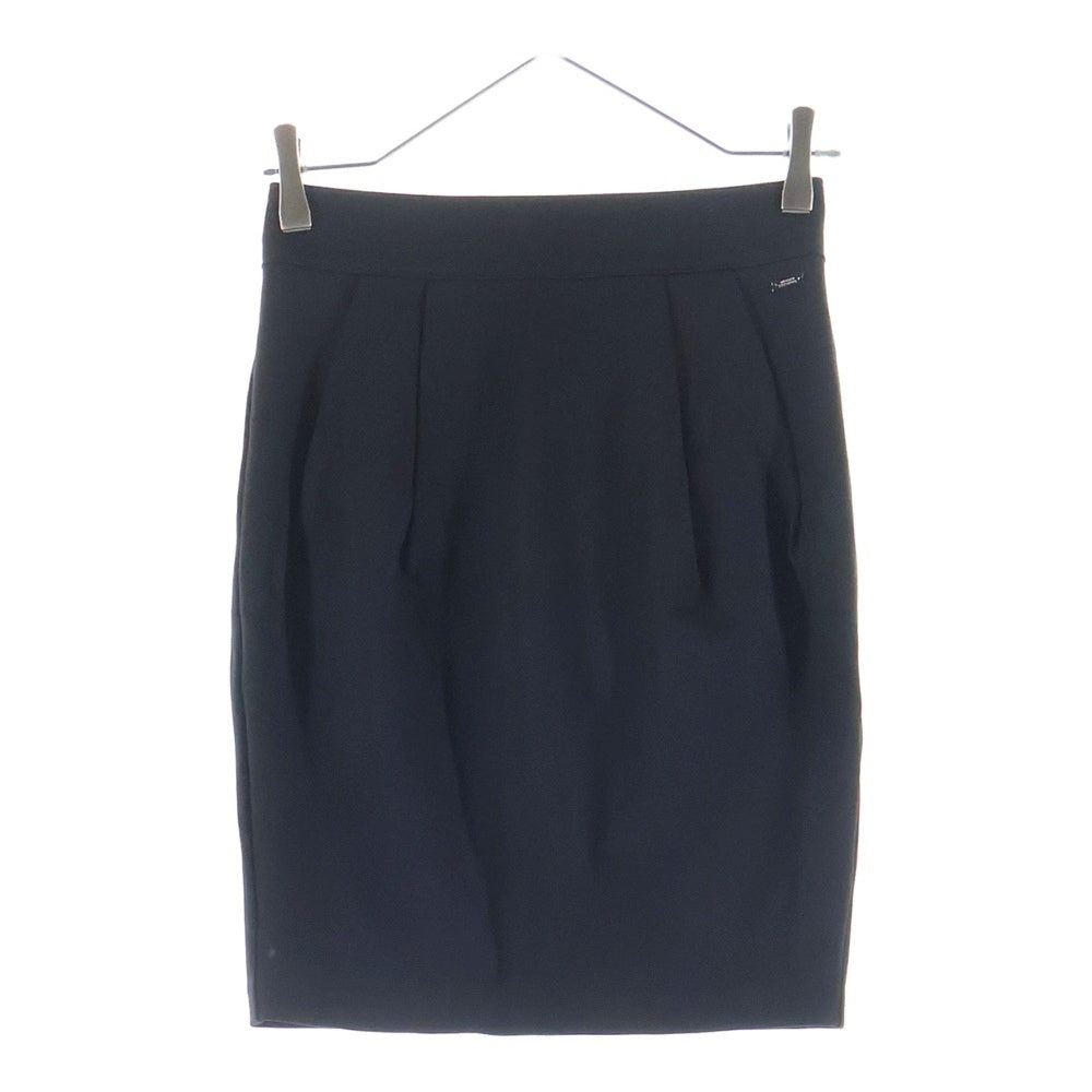 Armani Exchange(アルマーニ エクスチェンジ) レーヨン混 サイドジップ タイトスカート レディース ブラック 6ZYN70 YJB7Z